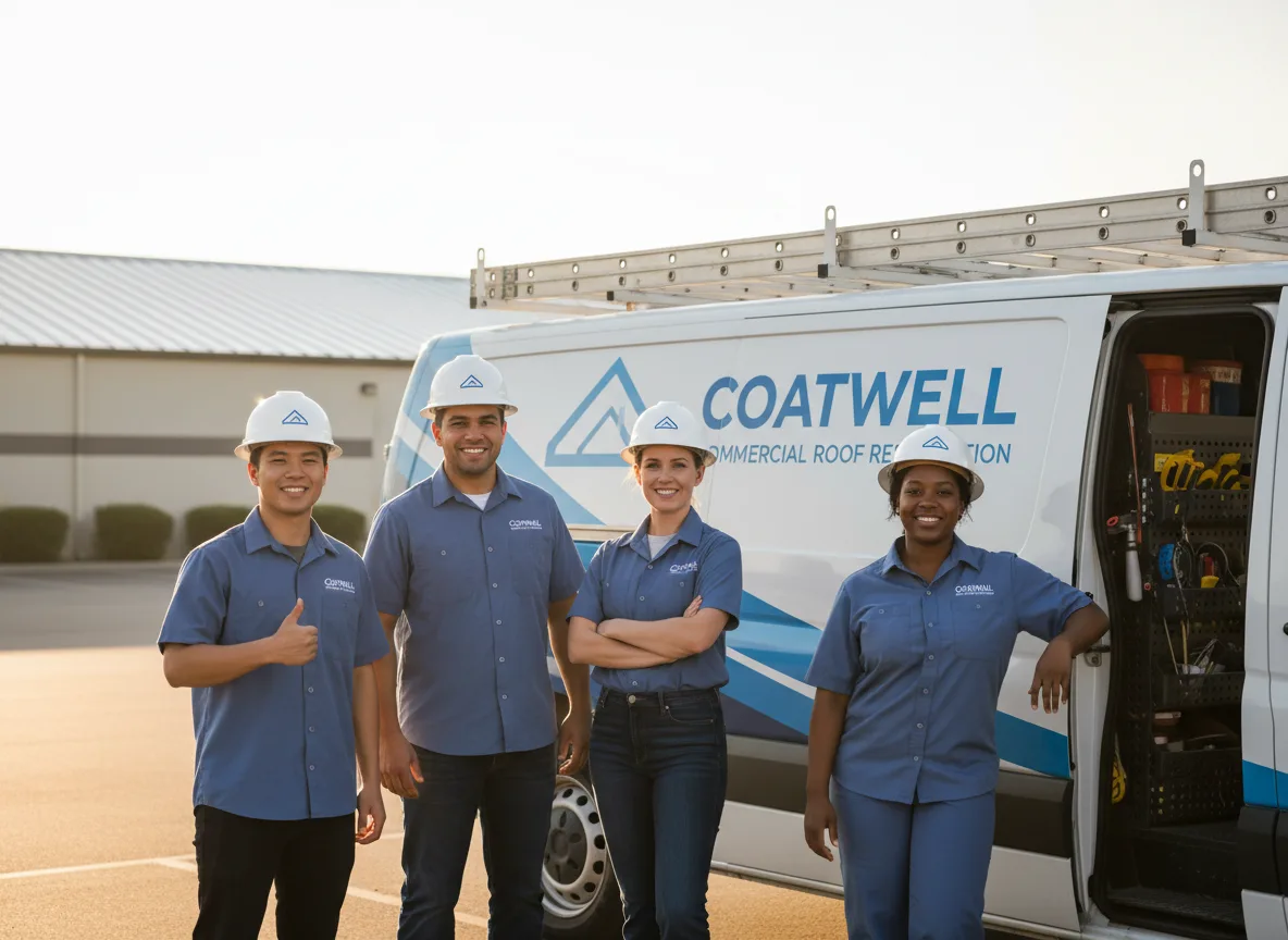 Commercial roof coating company in Bunker, MO